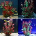 Tfwadmx Large Aquarium Plants Artificial Water Seaweed 2 Pcs About 13 Inch for Fish Tank Decor Plastic Plant for Betta S