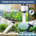 AQQA Electric Aquarium Gravel Cleaner, 8 in 1 Fish Tank Vacuum