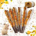 Apple Sticks for Rabbits, Natural Bunny Chew Toys Wood Treats Food for Small Animals,Hamsters, Chinchillas Squirrel Bunn