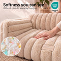 Indoor Heated Cat Sofa, Heated Dog Bed for Small Dogs,Plush Bolster Sleeper
