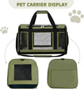 Extra-Large Cat Carrier, Soft-Sided Collapsible Pet Carrier up to 22 lbs