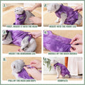Cat Recovery Suit Onesie for Large Cats，Bodysuit for Cats After Surgery