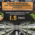 Ultra Fresh Shrimp Food, High Protein, Rich in Vitamins for Crystal, Caridina and Small Tropical Shrimp 2.04oz