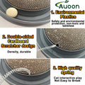 AUOON Cat Scratcher Toy with Ball Track for Indoor Cats and Kittens