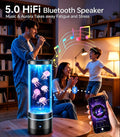 Jellyfish Lamp with Bluetooth Speaker, White Noise Machine, 17-Color Light