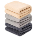 3 Blankets, Dog Cat Pet Blanket, Soft Warm Fleece, for Puppy, Small Dogs or Kitten, Cats, Plush Fuzzy Blanket for Bed, Sofa, Travel (32" x 24", 3/Pack, Beige+Light Gray+Dark Gray)