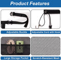 Dog Car Barrier for Backseat Safety with Mesh Storage Pocket for Car/SUV