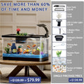5.3 Gallon Fish Tank, Betta Fish Tank, Starter Kit, Aquarium for Beginner