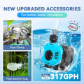 Poafamx Aquarium Chiller 1/3 HP, 79Gal Water Chiller with LED Display