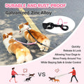 Double Dog Leash - 360°Swivel Tangle Free Splitter Attachment, 2 Dogs Multi-Functional Leashes, Dual Rope for Outdoor Wa