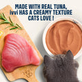 ivvi Hip & Joint for Cats – Functional Cream with Glucosamine, Chondroitin, Green-Lipped Mussel & Salmon Oil – Mobility Support – 30 x 0.53 oz Sachets – with Real Tuna