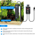 AQQA Aquarium Heater 1200W for 170-290 Gallon Large Fish Tank