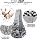 CUBY Dog and Cat Sling Carrier - Hands Free Reversible Pet Papoose Bag - Soft Pouch and Tote Design - Suitable for Puppy, Small Dogs Cats Outdoor