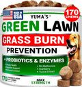 YUMA'S Dog Urine Neutralizer for Lawn - 170 Chews - Advanced Grass Green Savers for Dog Urine - Canine Pee Grass Neutralizer Supplement - Green Lawn Treats with Probiotics and Digestive Enzymes