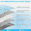 Cat Cooling Mat, Cooling Pad for Dogs Cats with Ice Gel Bag to Stay Clod Longer, Two Sided Soft Kitten Sleeping Bed for Summer, Washable for Crate Kennel, Arc-Chill Cool Fiber Q-MAX >0.45, 16.5x26"