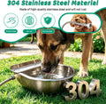 Automatic Livestock Waterer Bowl,304 Stainless Steel Float Valve Pet Bowl