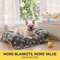 Luciphia 3 Pack Cute Cat Blankets Cozy Small Throw for Pet Puppy,23"x16"