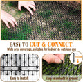 Hmdivor 10ft Cat Scat Mat with Spikes Outdoor, Scat Mats for Dogs, Includes 8 Garden Staples
