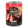 Merrick Grain Free Premium And Natural Canned Dog Food, Soft And Healthy Poultry Free Wet Recipe, Real Beef Lamb And Bison - (Pack of 12) 12.7 oz. Cans