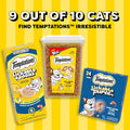 Temptations Jumbo Stuffed Cat Treats, Crunchy and Soft Cat Treats, Tempting Tuna Flavor, 14 oz. Tub