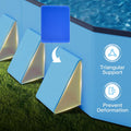 Raxurt Foldable Dog Pool, 72'' Large Dog Pool for Large Dogs with Reinforced Sidewalls for Stability, Portable Pet Bath 