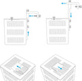 Aquarium Isolation Box, Fish Breeding Quarantine Box with Adjustable Mount
