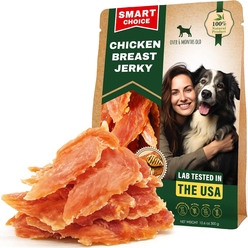 Beloved Pets Dog Treats Chicken Jerky Breast - Human Grade Meat Sticks - Natural Pet Dried Snacks Rawhide - Free - Long 
