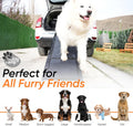 Dog Ramp for Car & Back Seat Cover Bundle