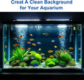 ELEBOX Aquarium Background Blue Black Fish Tank Background Wallpaper Double-Sided Aquarium Backing, Aquarium Decorations