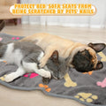 Chumia 18 Pcs Fleece Pet Blanket Soft Warm Sleep Mat Fluffy Cute Puppy Supplies Paw Bone Star Elephant Dot Heart Print Design Bed Blankets for Dog Cat Kitten Animals(30 x 20 Inch,Cute)