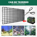 soujkooy 8Pcs Fish Tank Divider, Plastic Aquarium Egg Crate Grid
