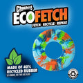 Chuckit! EcoFetch Flyer Rubber Dog Toy, Medium (8 Inch Diameter) Pack of 1, for Breeds 20-60 lbs