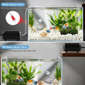 Dirvin Small Aquarium Air Pump, Ultra Quiet Adjustable Fish Tank Bubbler 2W