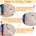 Patelai 3 Pcs Dog Training Bells for Potty, Dog Bell to Go Outside