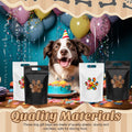 Gersoniel 50 Pcs Paw Dog Treat Bags Gift Bags with Window Resealable Stand up Plastic Zipper Pouches for Canine Delights