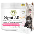 Wholistic Pet Organics Daily Cat & Dog Probiotics for Digestive Health, Anti Diarrhea & Gut Support - Probiotics for Dogs with Digestive Enzymes & Prebiotic Fiber - Cat Probiotic - 2 Oz - 57 Scoops