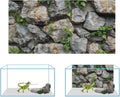 COMSUN 3 PCS Terrarium Background, 36x18 inch Polyester Reptile Backgrounds