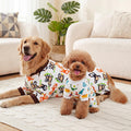 XPUDAC 4 Pack Dog Pajamas Soft Strechy Summer Doggie Clothes for Small Medium Dogs Boy Girl Dog Onesie Puppy Pjs Cat App