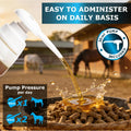 Equine & Horse Oil Supplement 3 Natural Oils Flaxseed Sunflower Carrot Omega 3 6 9 Vitamin E Silky Coat & Hoof Digestion