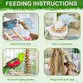ERKOON 2.5LB Spray Millet Treat, All Natural Sun-Dried Healthy Treat Parrot Food Bird Snack for Parakeets, Lovebirds, Cockatiels, Finches, Budgies, Canaries Hamster, Bird Food Bulk