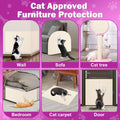 ENONCI 23.6x15.8 Cat Scratcher Mat, Self-Adhesive Cat Scratch Furniture Protector