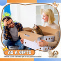 6 Pack Cardboard Pet Carrier,17.5 x 8.66 x 12.2 Inches,Small Animal