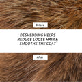 Dual-Sided Shedding Blade,Professional Stainless Steel Safety Horse Fur Scraper-Suitable for Pets Such As Horses, Cats a