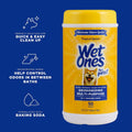 Wet Ones for Pets Deodorizing Dog Wipes with Baking Soda, Tropical Splash Scent - Multipurpose Deodorizing Pet Grooming Wipes in Resealable Canister, 50 Count