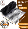 Hmdivor 10ft Cat Scat Mat with Spikes Outdoor, Scat Mats for Dogs, Includes 8 Garden Staples