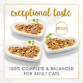 Purina Fancy Feast Delights with Cheddar Grilled Chicken, Turkey or Whitefish and Cheddar Cheese Feast in Gravy Wet Cat Food Variety Pack - (Pack of 24) 3 oz. Cans