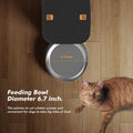Automatic Dog Feeder - 8L/34 Cups Large Capacity Automatic Cat Food Dispenser with LCD Screen, Large Food Tray, Battery 