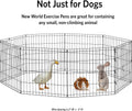 New World by MidWest 36-Inch Exercise Pen, No Door, 16 Sq Ft Play Area