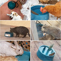 Namsan Outdoor Heated Pet Bowl, 2.2L Heated Water Bowl for Cats Dogs Chickens Rabbits, Heating Waterer Ice Free in Winte