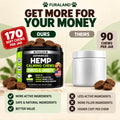 Hemp Calming Chews for Dogs Anxiety & Stress Relief - 170 Dog Calming Chews